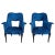 Set of Wood and Bouclé Armchairs, 1950s For Sale - Image 9 of 9
