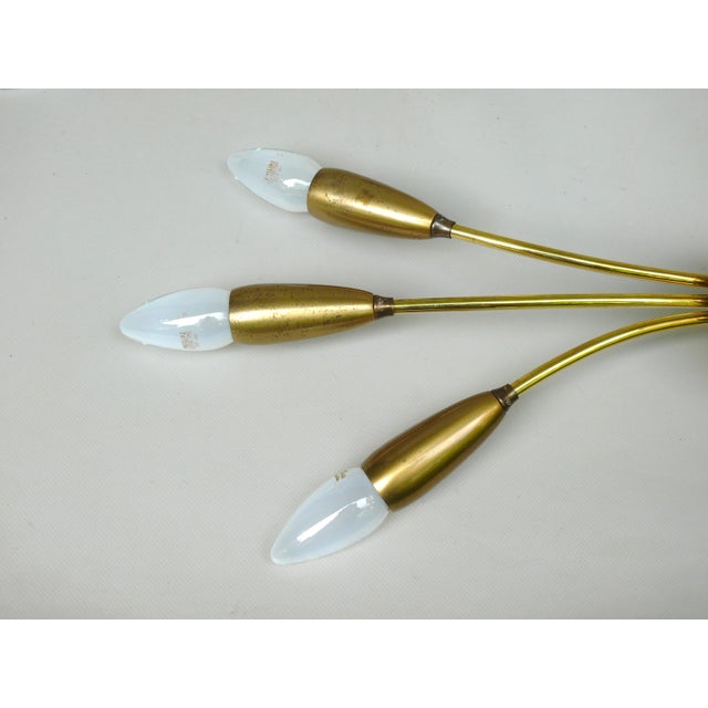 Vintage Wall Lights in Brass, 1950s, Set of 2 For Sale - Image 13 of 18