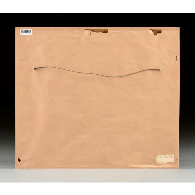 Larry Horowitz, Large Pastel Landscape Purple Mountains Landscape American Modernist Painting, 1988 For Sale In Miami - Image 6 of 16