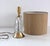 Metal Mid-Century Italian Murano Glass and Brass Table Lamp, 1960s For Sale - Image 7 of 13