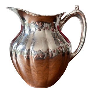 Silver Plate Pitcher, Canada, Old English Reproduction For Sale