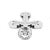 Men’s Vintage Chrome Hearts Small Silver Filigree Cross Pendant Necklace For Sale - Image 4 of 8