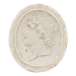 Antique Neoclassical Biscuit Cameo Intaglio, Italy, 19th Century For Sale