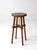 French Country Antique Round Wood Stool Side Table For Sale - Image 3 of 18