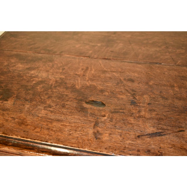 Late 18th Century English Oak Carved Chest of Drawers For Sale - Image 12 of 14