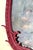 Bright Pink 19th Century Large Rococo/ Baroque Design Ornately Carved Wood Wall Mirror With Aged Glass For Sale - Image 8 of 18