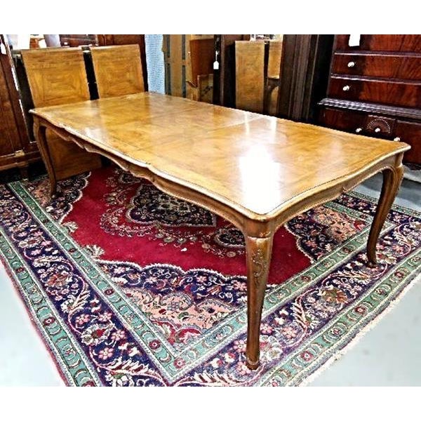 Vintage Baker French Provincial Extension Dining Table Chairish