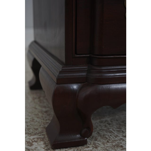 Ethan Allen Cherry Block Front Bachelors Chest For Sale - Image 14 of 18