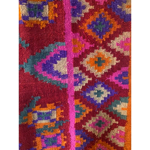 Mid-Late 20th Century Vintage Peruvian Andean Pictorial Wool Textile Wall Hanging (69' X 57.5") For Sale - Image 13 of 13
