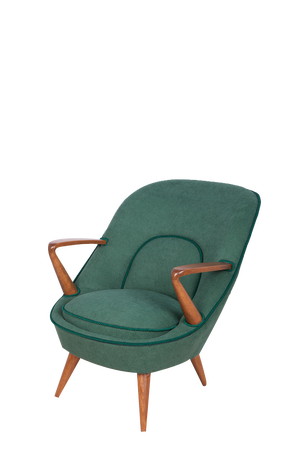Model 345 Armchair by Janina Jędrychowicz & Konrad Racinowski for Poznan Furniture Factory, 1950s