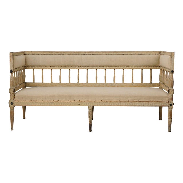 Antique Swedish Sofa, 1700s For Sale