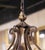 Metal Mid Century French Louis XV Verdigris & Gilt Wrought Iron Eight-Light Chandelier For Sale - Image 7 of 10