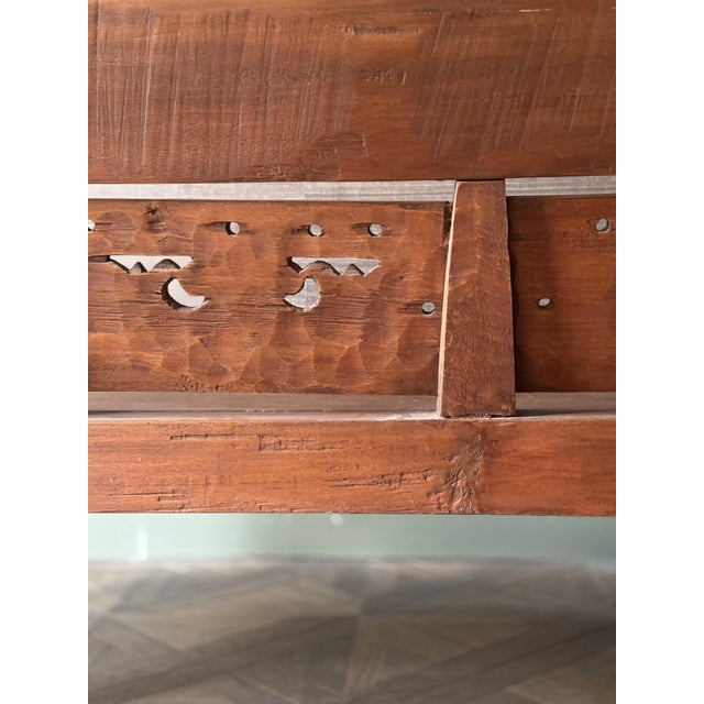 20th Century Dutch Teak Oswald Bench For Sale - Image 10 of 12