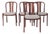Vintage German Beech Casala Dining Chairs in Light Grey Upholstery, 1960s, Set of 4 For Sale