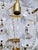 Brass Vintage Hollywood Regency Crystal Basket Chandelier For Sale - Image 8 of 10