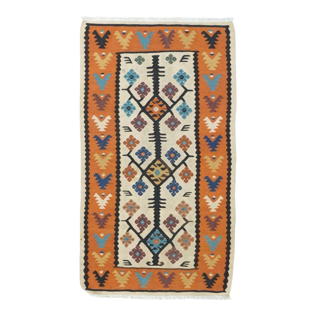 Vintage Kilim Rug 2'5'' x 4'5'' For Sale