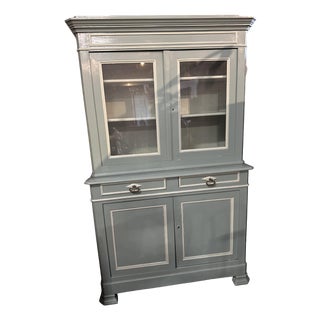 Wooden 2-Body Display Buffet For Sale