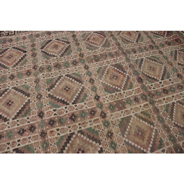 Afghan Kilim Rug, 1980s For Sale - Image 6 of 14