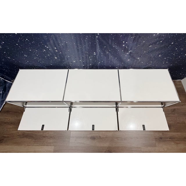 2000 - 2009 Usm Haller White Storage Credenza For Sale - Image 5 of 11