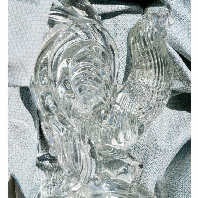 1950s Fostoria Chantivcleer Rooster Figurine For Sale - Image 10 of 13