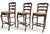Farmhouse French Country Rush Seat Bar Stools - Set of 3 For Sale - Image 3 of 13