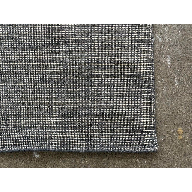 9ft X 12ft Contemporary Woven Wool Area Rug For Sale In San Francisco - Image 6 of 12