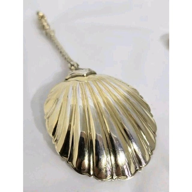 19th Century Antique Victorian Sterling Silver Serving Spoons from Mappin & Webb, 1887, Set of 2 For Sale - Image 5 of 13