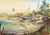 'Sailboats on a Tropical Florida Inlet' by Kaspar-Andreas Zimmermann, Circa 1965 For Sale
