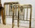 Antique Victorian Brass Children’s Twin Bed Headboards – Pair With Ornate Cast Medallions For Sale In San Francisco - Image 6 of 6