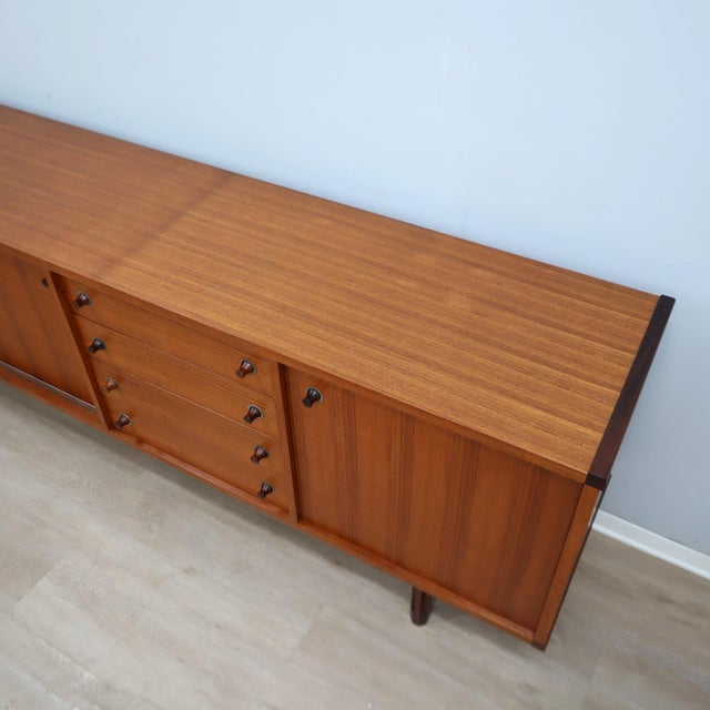 Italian Teak Sideboard by George Coslin for 3V, 1950s For Sale - Image 11 of 13