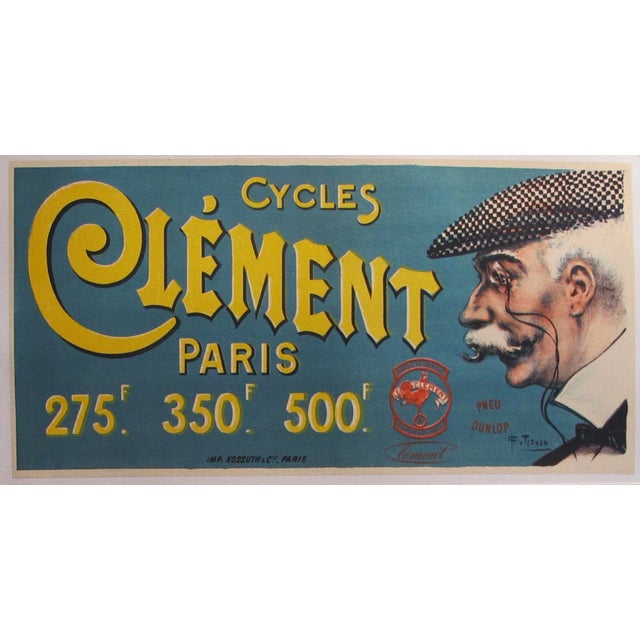 I love typography and posters that put typography front and centre - like this very early French poster for a bicycle...