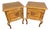 Vintage French Oak Bedside Tables, Set of 2 For Sale