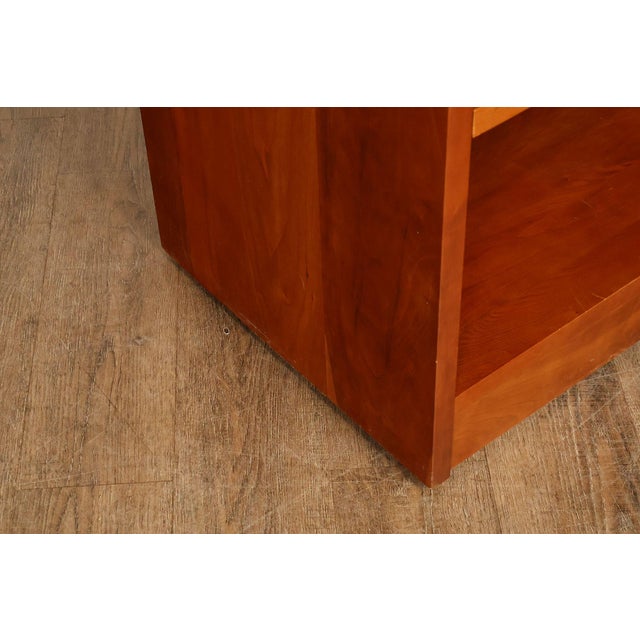 Brown Stickley Mission Collection Pair of Cherry Bookcases For Sale - Image 8 of 18