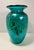 RARE Vintage Murano Iridescent Splatter Turquoise Art Glass Vase Unsigned Aprox. dimensions: 10.5"H x 6" diameter Very...