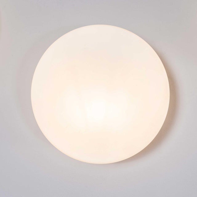 Czech Opaline Tapered Ceiling Lamp, 1950s For Sale - Image 11 of 11