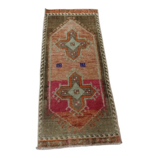 Turkish Mini Rug - 16" X 38" For Sale