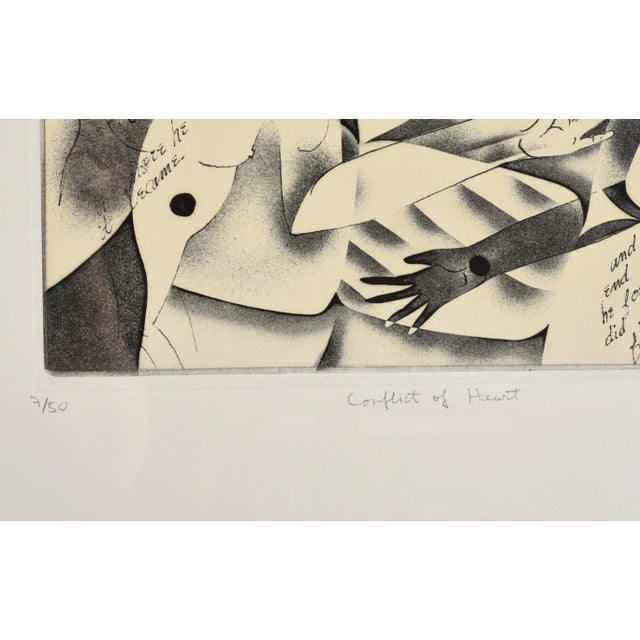 Abstract Patrick Wadley Signed Print Abstract For Sale - Image 3 of 6