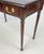 Vintage Harden Furniture "Circa 1991" Collector's Edition Cherry Bowfront Console / Writing Desk For Sale - Image 10 of 16