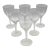 C. 1990s Set of Six Stuart Iona Crystal Wine Glasses For Sale