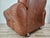 Vintage Italian Brown Leather Club Chairs, 1970s, Set of 2 For Sale - Image 13 of 17