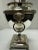 Metal Antique English Silver Urn Lamp For Sale - Image 7 of 10