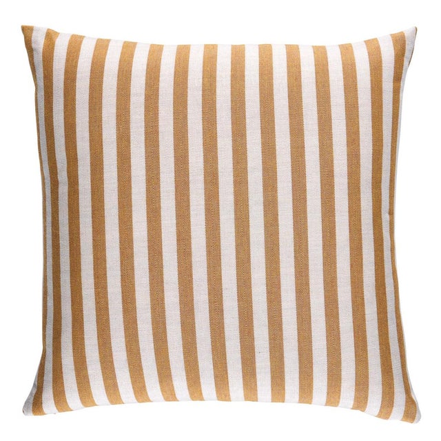 This pillow features Hanson I/O Stripe with a Knife Edge finish. Woven in the U.S. from solution-dyed acrylic, this design...