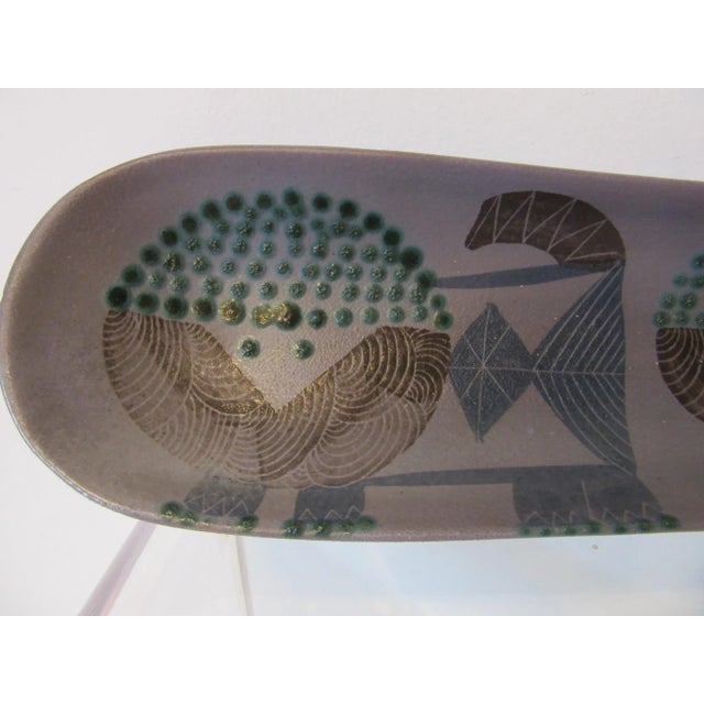 Ceramic Harris G. Strong Pottery Fish Tray Serving Dish For Sale - Image 7 of 13