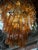 Glass Vintage Amber Murano Tronchi Glass Chandelier, Italy, 1970s For Sale - Image 7 of 7