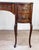 Wood Vintage French Mahogany Carved Kidney Writing Vanity Desk For Sale - Image 7 of 12