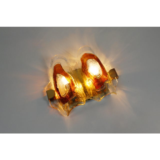 Vintage Wall Lamps in Murano Glass from Hillebrand, 1970s, Set of 2 For Sale - Image 9 of 13