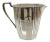 Vintage English Art Deco Silver Plated Open Water Pitcher For Sale