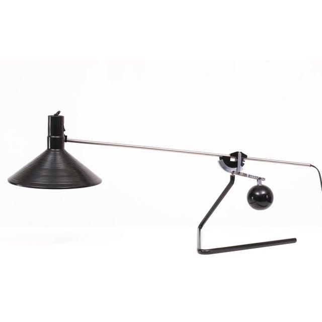 Postmodern Counterweight Desk Lamp Attributed to Albert Sonneman, Usa, 1970s For Sale - Image 12 of 12