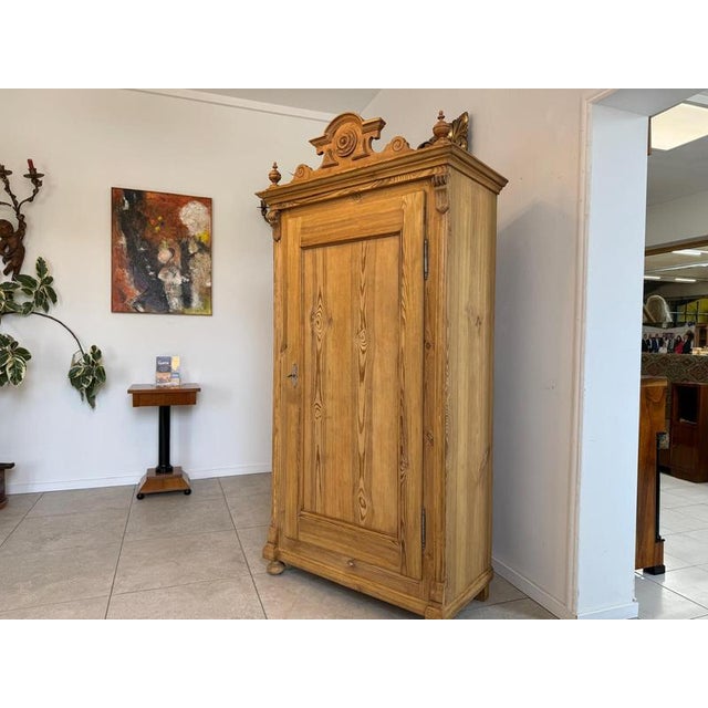 Gründerzeit Farmhouse Wardrobe in Wood For Sale - Image 17 of 17