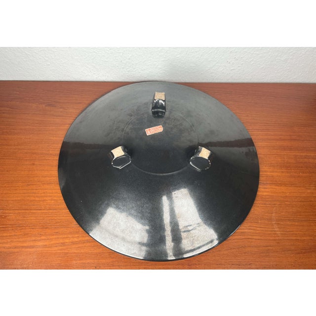 Large Art Deco German Ceramic Tripod Bowl from Karlsruher Majolika, 1940s For Sale - Image 16 of 18